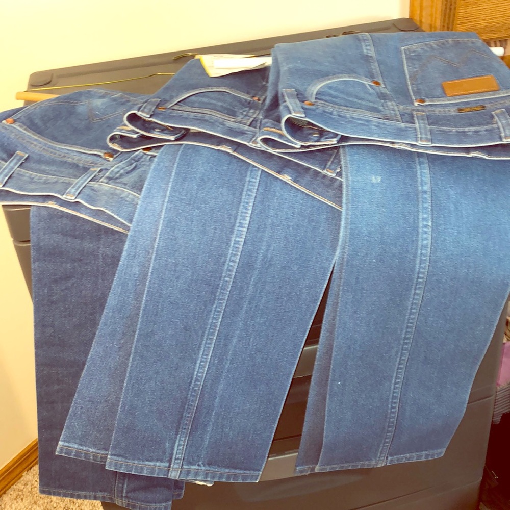 Wranglers 6 pair 30/32 starched